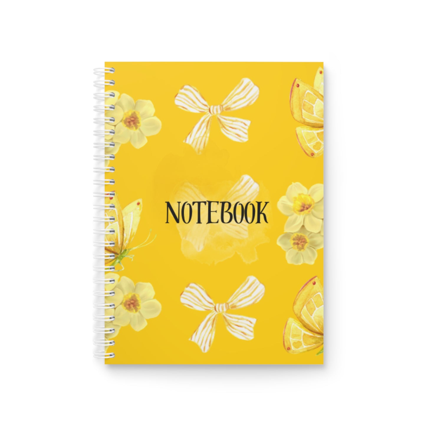 Bright Floral Spiral Notebook - Perfect for Notes, Journaling, and Spring Inspiration