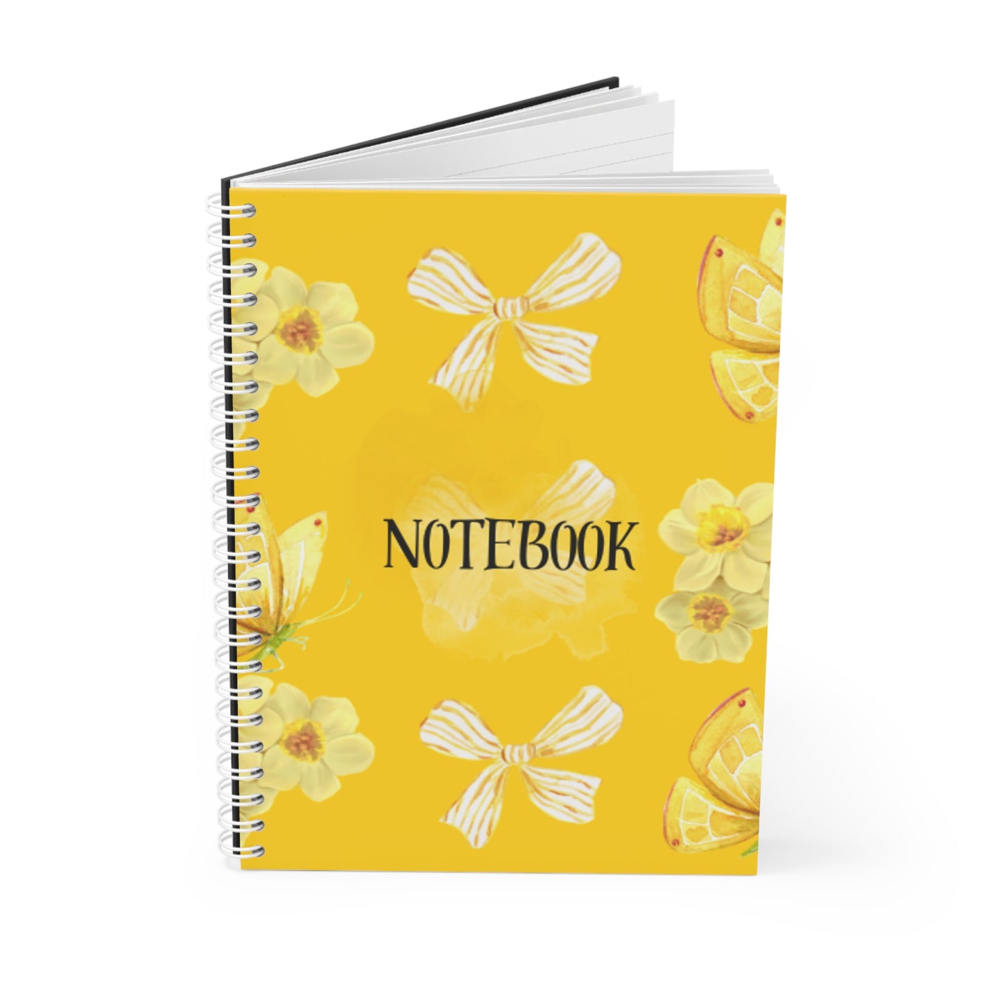 Bright Floral Spiral Notebook - Perfect for Notes, Journaling, and Spring Inspiration