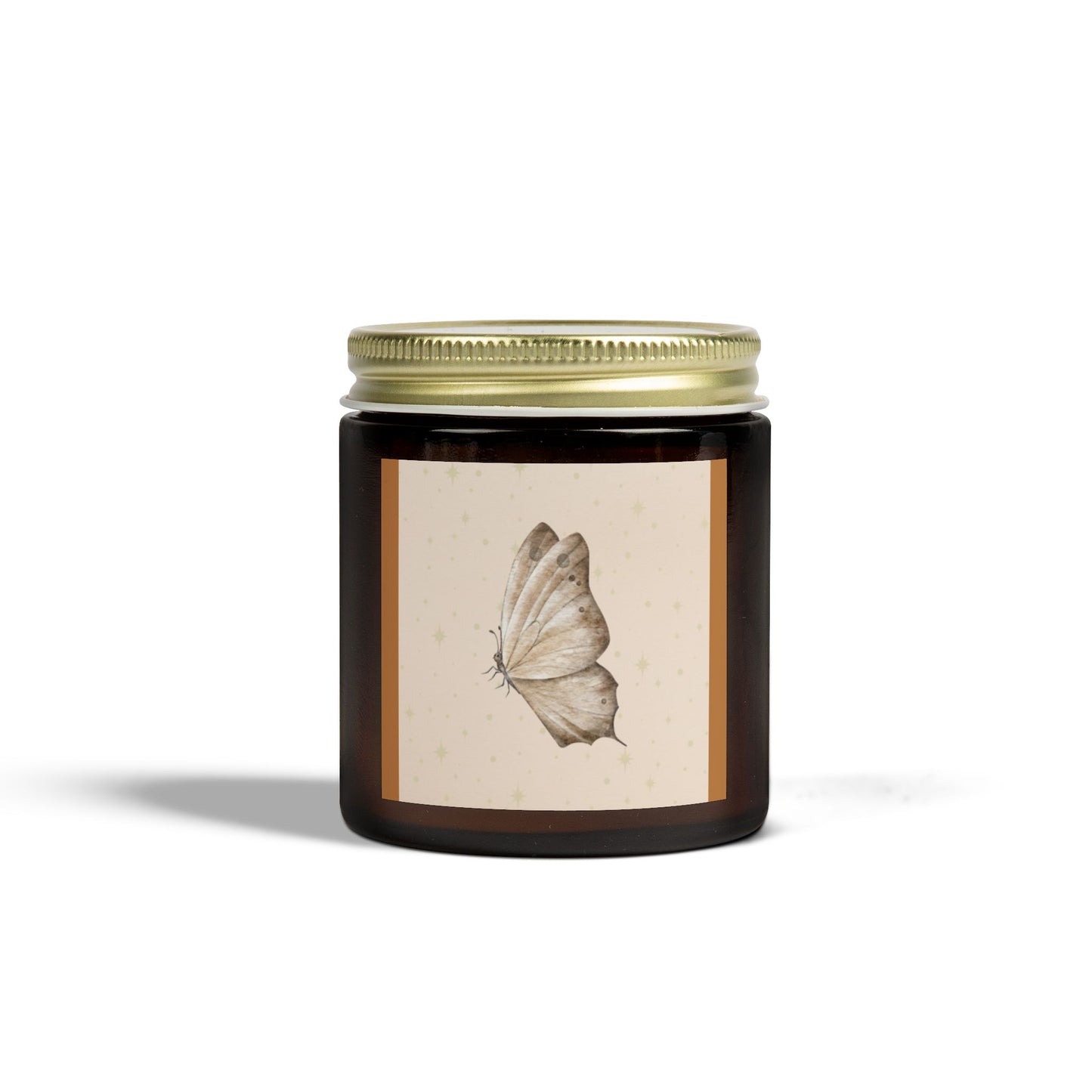 Butterfly Scented Candle - Eco-Friendly Coconut Apricot Wax, Perfect Gift for Relaxation & Home Décor